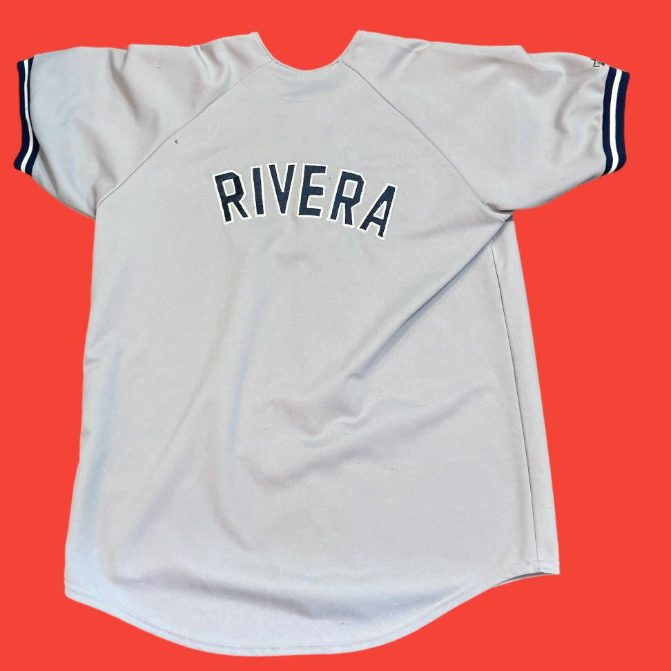 New York Yankees Rivera Grey Jersey XL