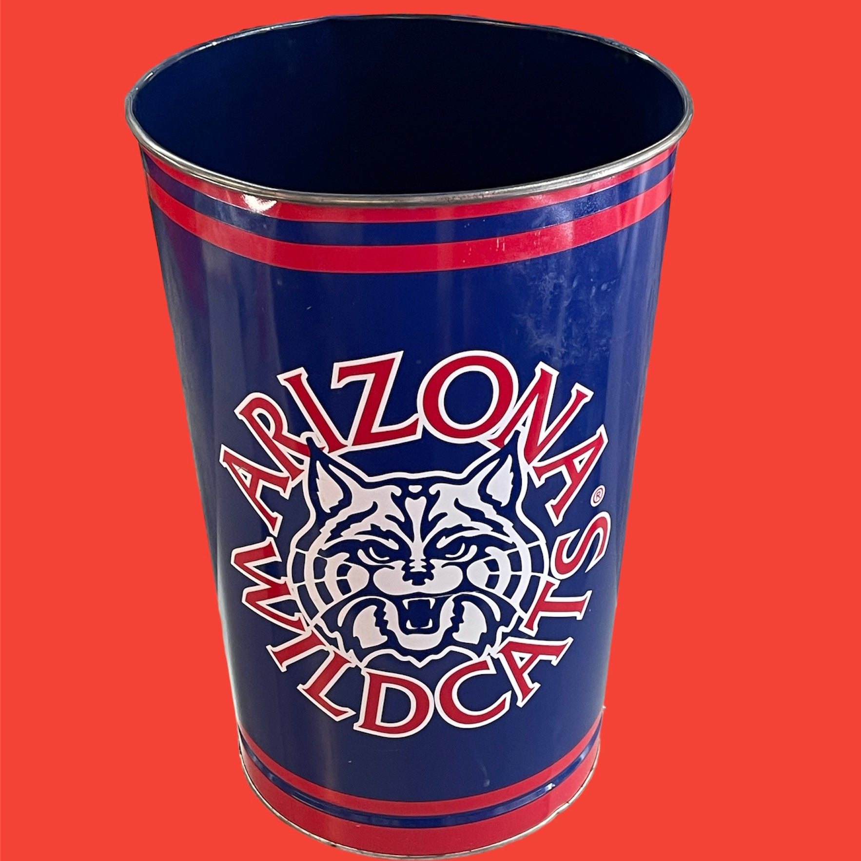 Arizona Wildcats Metal Bin