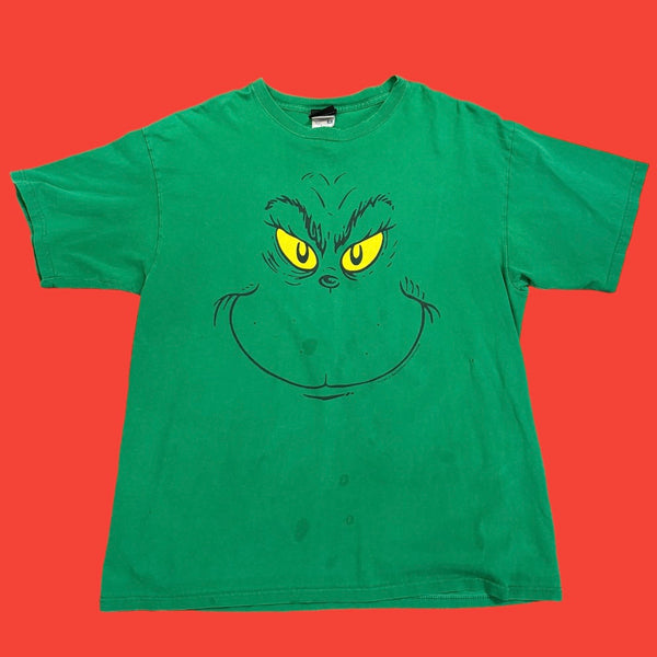 The Grinch Big Face Dr Seuss T-Shirt XL