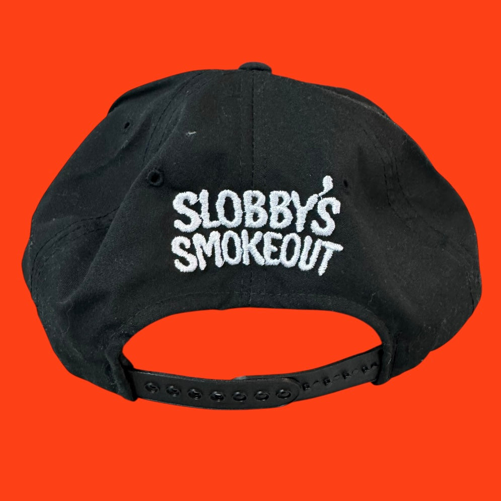 Slobby’s Smoke Out Fat Cat Black Corduroy Snapback