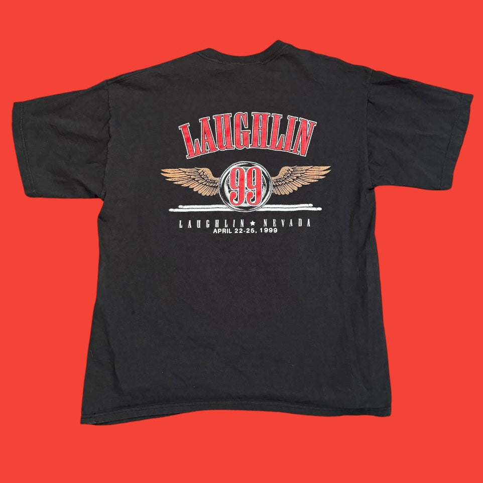 Biker Rally Laughlin Nevada 99 T-Shirt L