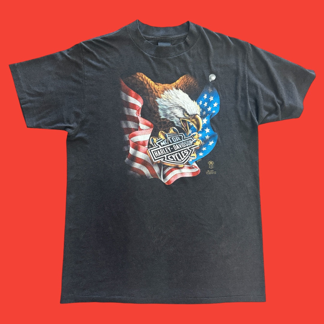 Harley Davidson Ripped Through 3D Emblem 87’ Maui Tee XL